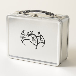 Box Boîte à lunch métallique en forme de chauve-souris