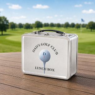 Box Boîte à lunch métallique Golf Club personnalisé Pa