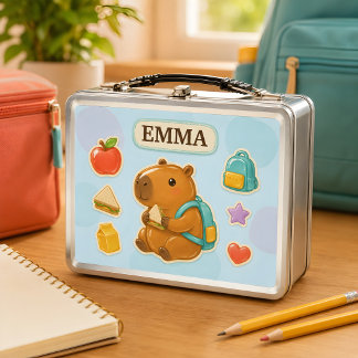 Box Boîte à lunch métallique personnalisée pour enfant