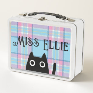 Box Boîte à lunch Miss Ellie et Cat White