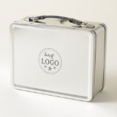 Box Boîte à lunch moderne en inoxydable avec logo (Dos)