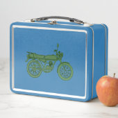 Box Boîte à lunch moto vintage (En situation)