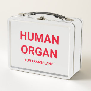 Box Boîte à lunch - ORGANE HUMAIN POUR TRANSPLANT