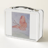 Box Boîte à lunch papillon rose (Dos)