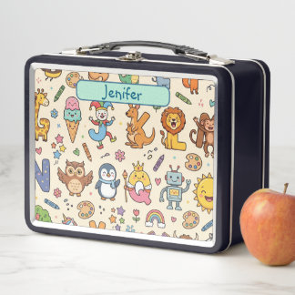 Box Boîte à lunch personnalisée pour enfants Alphaland