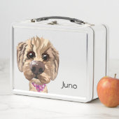 Box Boîte à lunch pour chien "Juno" personnalisable (En situation)
