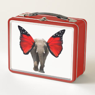 Box Boîte à lunch pour éléphant ailé