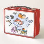 Box Boîte à lunch pour filles de jardin d'enfants (Devant)