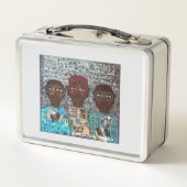 Box Boîte à lunch pour garçons noirs (Dos)