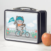 Box Boîte à lunch pour Kitty Vélo (En situation)