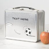 Box Boîte à lunch pour le football AJOUTER VOTRE PROPR (En situation)