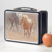 Box Boîte à lunch pour le poulain de cheval sauvage (En situation)