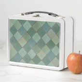 Box Boîte à lunch Retro Green Tile (En situation)