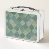 Box Boîte à lunch Retro Green Tile (Devant)