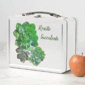 Box Boîte à lunch Rosette Succulents (En situation)