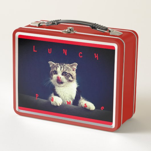 Box Boîte à lunch rouge Boîte à lunch métallique (Devant)