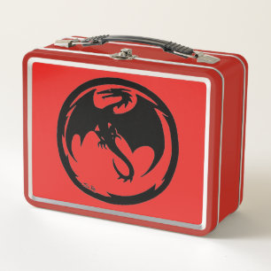 Box Boîte à lunch rouge Dragon noir