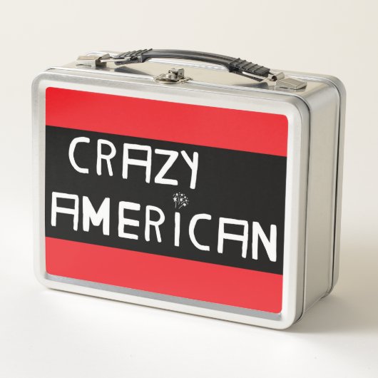 Box Boîte à lunch rouge et bleu (Devant)