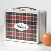 Box Boîte à lunch rouge Noir Plaqué inoxydable (En situation)