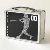 Box Boîte à lunch softball personnalisable (Dos)