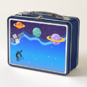 Box Boîte à lunch spatiale mignonne pour enfants (Devant)