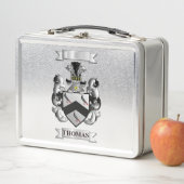 Box Boîte à Lunch Thomas Nom de Famille et Blason (En situation)