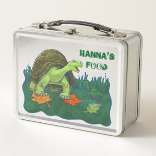 Box Boîte à Lunch Tortue Personnalisée Reculez