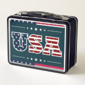 Box Boîte à lunch USA (Dos)