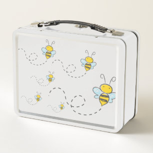 Box Boîte de lunch « de Bee contents "
