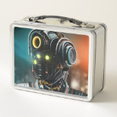 Box Boîtier à lunch en inox Robot 3 (Dos)