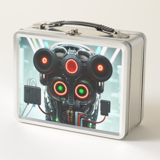 Box Boîtier à lunch en inox Robot 5 (Devant)