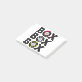 "Box Box Box" F1 Bandenontwerp Post-it® Notes (Schuin)