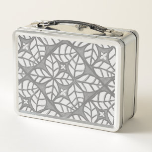 Box Carrelage gris et blanc Imprimer Boîte à lunch
