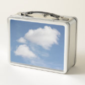 Box Clouds blancs Boîte à lunch en métal (Dos)