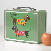Box Conception de boîte à lunch avec des dachshunds (En situation)