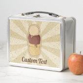 Box Coupe de crème glacée à deux boules Boîte à lunch  (En situation)