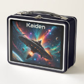 Box Débarquer la boîte à lunch en métal de l'enfant (Devant)