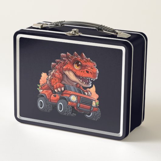 Box Dino on Wheels : Back to School Adventure Lunch Bo (Devant)