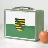 Box Drapeau de la boîte à lunch métallique de Saxe (En situation)