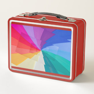 Box Effet droste sur Boîte à lunch en métal