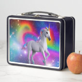 Box Espace Unicorne Boîte à lunch en métal (En situation)