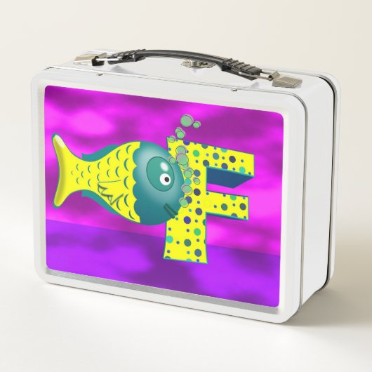 Box F Boîte à lunch de poisson (Dos)