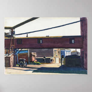 Box Factory, Gloucester   Edward Hopper   Poster
