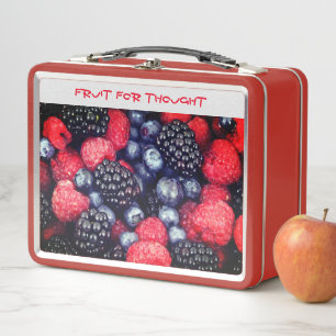 Box Fruit pour boîte à lunch en métal réfléchi