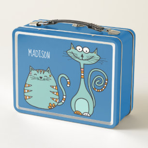 Box Happy Cats personnalisés boîte à lunch