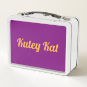 Box Kutey Kat, Boîte à lunch (Dos)