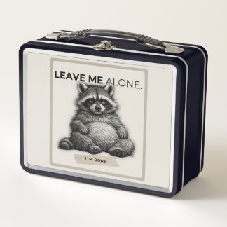 Box Laisse-moi tranquille Boîte à lunch Raton Laveur |