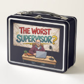 Box Le pire superviseur ? « Pas Phyl » Boîte à lunch e (Devant)