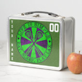 Box Mange Sommeil Jouer Lacrosse LAX Boîte à lunch (En situation)