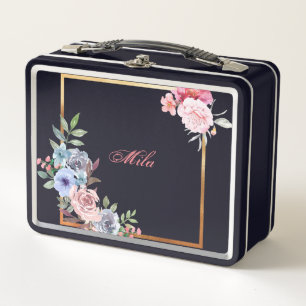 Box Mes fleurs de boîte douce, boîte à lunch noire